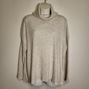 Dylan True Grit Ribbed Cowlneck Sweater size Medium